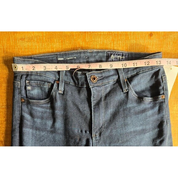 AG Adriano Goldschmeid New With Tags cigarette leg dark denim jeans size 27 - Picture 8 of 12